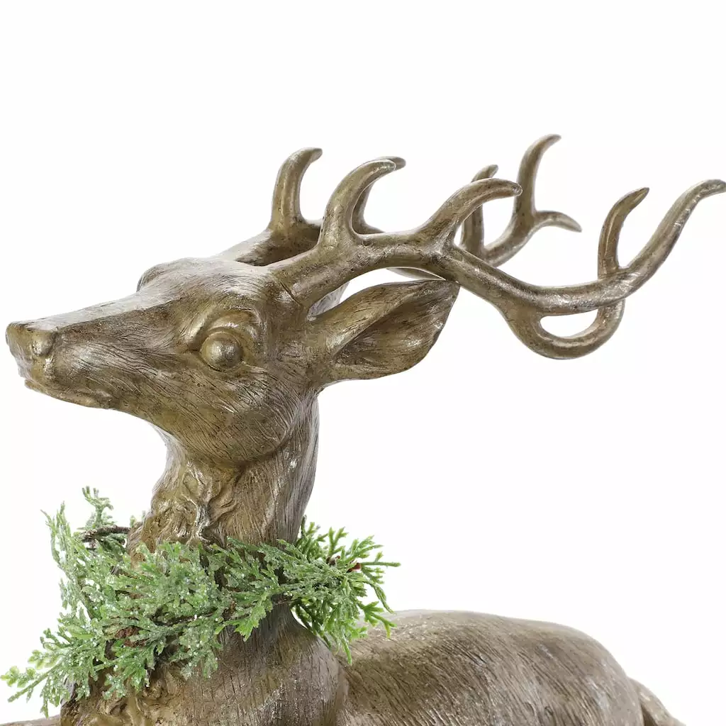 Wholesale ✨ 21" Leaping Stag with Greenery Tabletop Accent by Ashland® ???? 5 Wholesale ✨ 21" Leaping Stag with Greenery Tabletop Accent by Ashland® ???? - Image 3