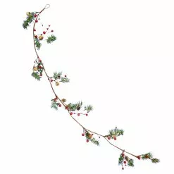 Hot Sale ???? 5ft. Snowy Pinecone Berry Coiled Garland by Ashland® ???? -Ashland Sales 10699352 5