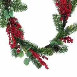 Flash Sale ⭐ 6ft. Eucalyptus & Red Berries Garland by Ashland® ????