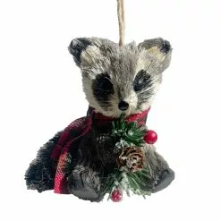 Best deal ???? 3.5'' Raccoon with Pine, Pinecone and Berries ???? Christmas Ornament by Ashland® ????