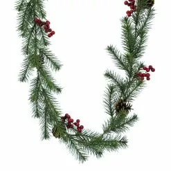 Deals ???? 6ft. Pine & Red Berry Garland by Ashland® ????