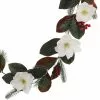New ???? 6ft. White Magnolia & Red Berry Garland by Ashland® ???? -Ashland Sales 10699409 1