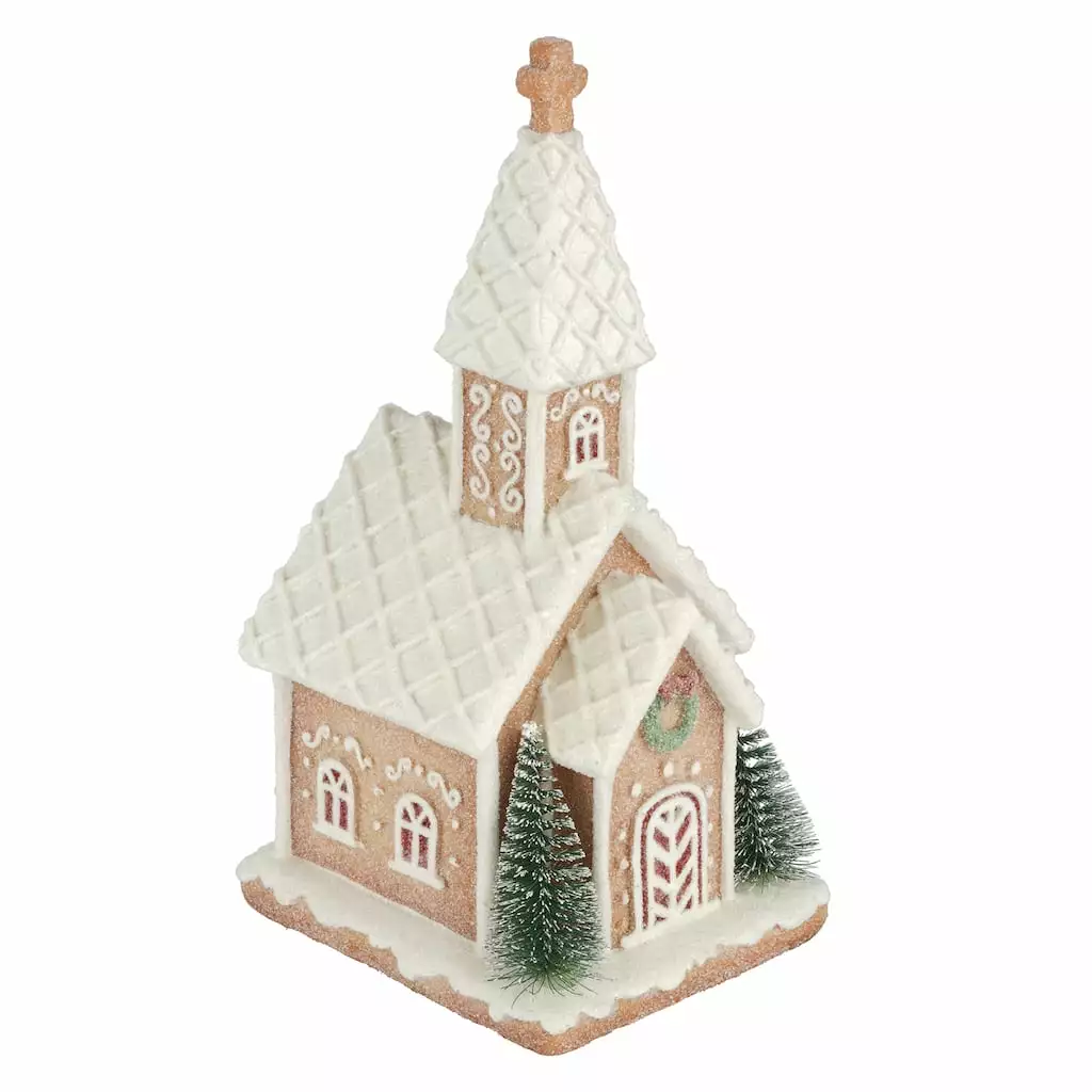Budget ???? 8.5" Gingerbread Church Tabletop Accent by Ashland® ???? 4 Budget ???? 8.5" Gingerbread Church Tabletop Accent by Ashland® ???? - Image 2