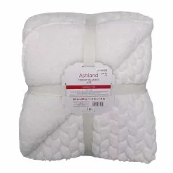 Brand new ???? White Faux Berber Throw Blanket by Ashland® ⌛