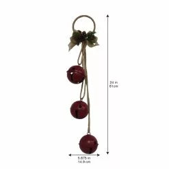 Best Sale ???? 24" Red 3 Bell Door Hanger by Ashland® ???? -Ashland Sales 10699737 3