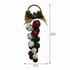Top 10 ???? 14.5" Red, Green and White Bell Bunch Door Hanger by Ashland® ???? -Ashland Sales 10699738 3