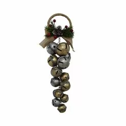 Cheap ???? 14.5" Silver and Gold Bell Bunch Door Hanger by Ashland® ⭐