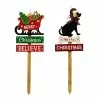Buy ???? Assorted 37" ???? Dog/Sleigh ???? Christmas Yard Stake by Ashland® ????