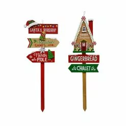 Coupon ???? Assorted 36" North/Gingerbread ???? Christmas Yard Stake by Ashland® ????