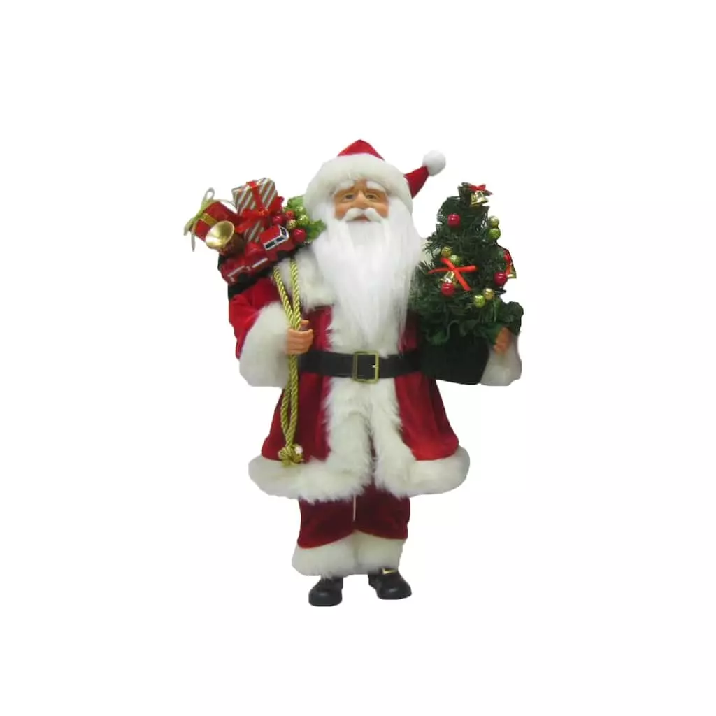 Flash Sale ???? 16" Traditional Santa with Tree Figurine by Ashland® ???? 3 Flash Sale ???? 16" Traditional Santa with Tree Figurine by Ashland® ????