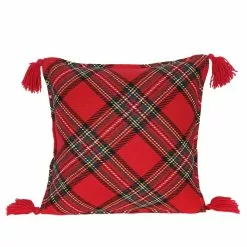 Best Sale ⌛ Red Plaid ❄ Christmas Accent Pillow by Ashland® ????