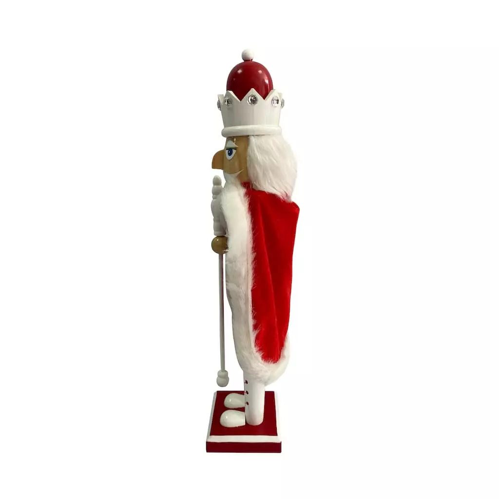 Budget ✔️ 16" Red & White Wooden Nutcracker by Ashland® ???? 4 Budget ✔️ 16" Red & White Wooden Nutcracker by Ashland® ???? - Image 2