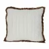 Buy ✔️ White Cable Knit ???? Christmas Accent Pillow with Faux Fur Trim by Ashland® ???? -Ashland Sales 10699841 1