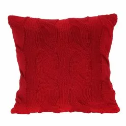 Top 10 ???? Red Cable Knit ???? Christmas Accent Pillow by Ashland® ????