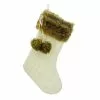Best Pirce ✨ White Cable Knit Stocking with Faux Fur Trim by Ashland® ???? -Ashland Sales 10699868 1