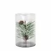 Best Pirce ???? 6" Pine Leaf Glass Tealight Holder by Ashland® ????
