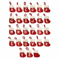 Flash Sale ???? Assorted 6" Monogram Mini Stocking Ornament by Ashland® ????