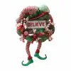 Brand new ???? 22" Red & Green Hat With Elf Legs Wreath by Ashland® ????