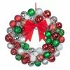Best deal ???? 23" Multicolored Ball Ornament Wall Wreath by Ashland® ⌛ -Ashland Sales 10699986 1