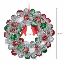 Best deal ???? 23" Multicolored Ball Ornament Wall Wreath by Ashland® ⌛ -Ashland Sales 10699986 3