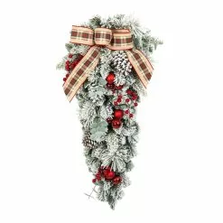 Top 10 ???? 28" Pine, Eucalyptus & Berry Teardrop Swag by Ashland® ????