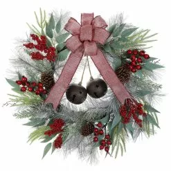 Discount ???? 28" ???? Christmas Pineneedle & Bell Wreath by Ashland® ????