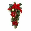 Best Pirce ???? 32" Poinsettia & Pinecone Teardrop by Ashland® ???? -Ashland Sales 10700004 1