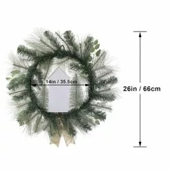 Budget ???? 26" Cream & Green Pine Berry Wreath by Ashland® ???? -Ashland Sales 10700005 3