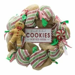 Flash Sale ???? 22" Red & Green Gingerbread Wreath by Ashland® ????