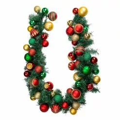 Hot Sale ???? 72" Red & Green Ornament Garland by Ashland® ????