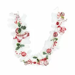 Flash Sale ???? 72" Berry ???? Candy Snowflake Garland by Ashland® ????