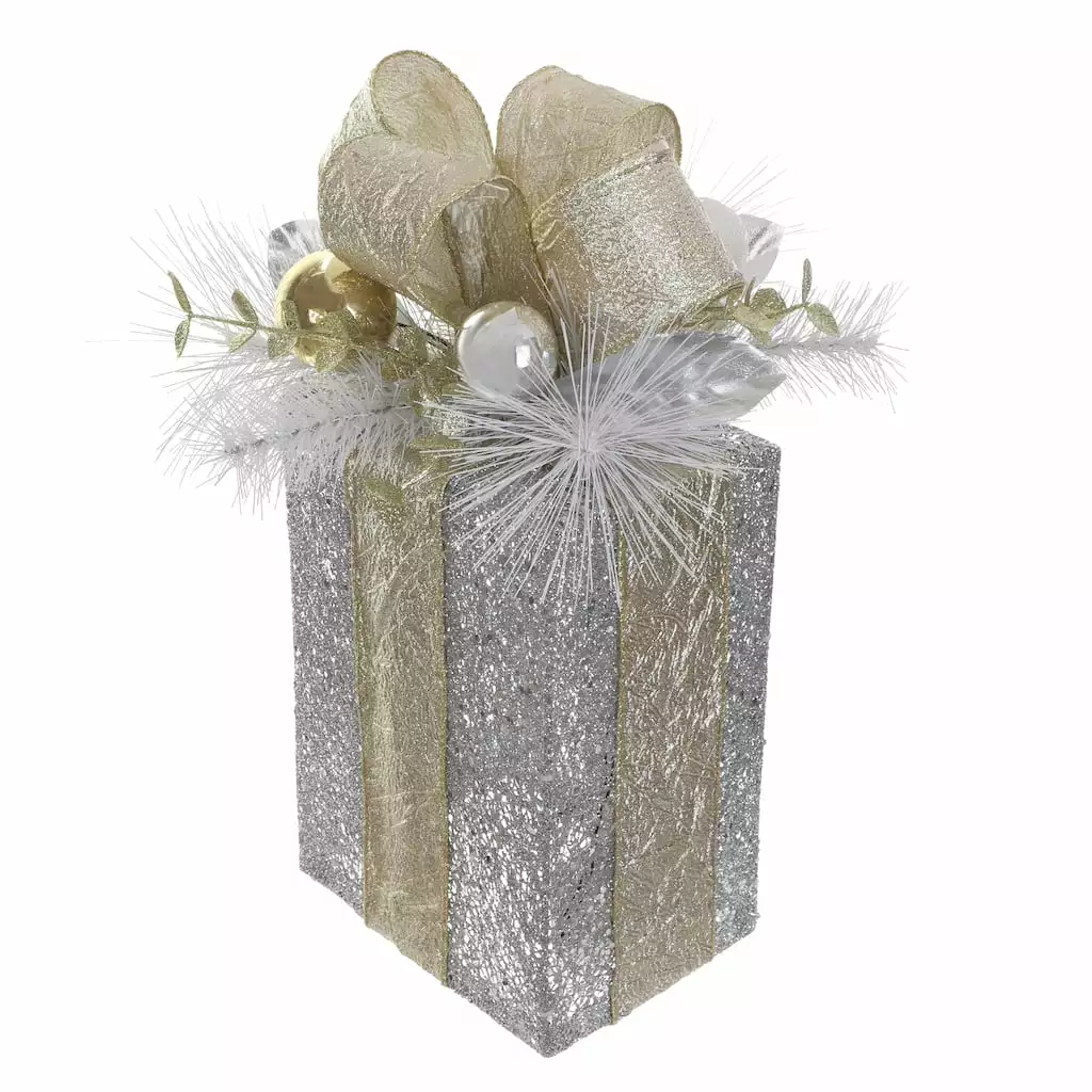 Cheap ???? 16" White Pine Gift Box With LED Lights by Ashland® ???? 3 Cheap ???? 16" White Pine Gift Box With LED Lights by Ashland® ????