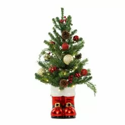 Top 10 ???? 24" Pre-lit Ash Pine Tree With Tin Boot by Ashland® ????