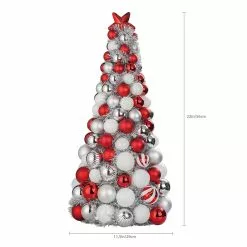 Budget ???? 22" Red & White Ornament Tree by Ashland® ???? -Ashland Sales 10700082 3