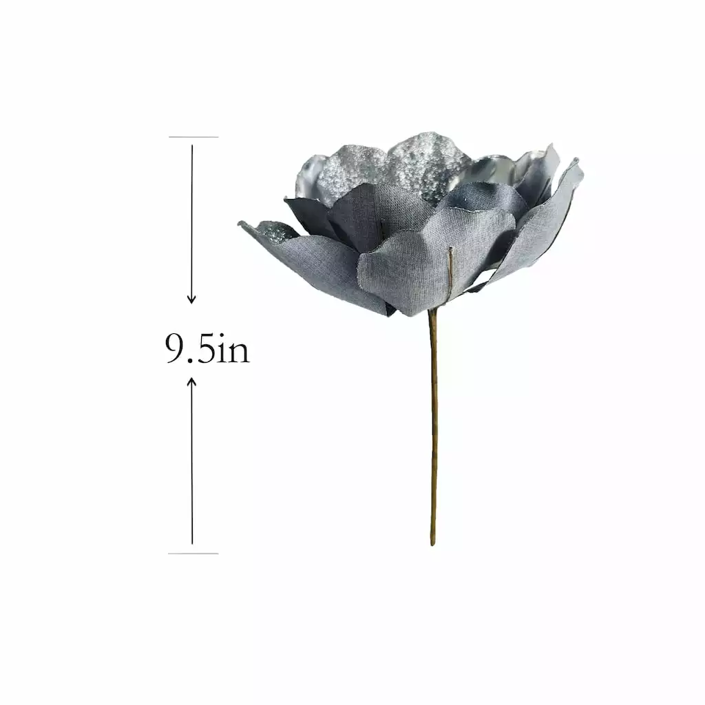 Brand new ???? Silver Poinsettia Pick by Ashland® ???? 5 Brand new ???? Silver Poinsettia Pick by Ashland® ???? - Image 3