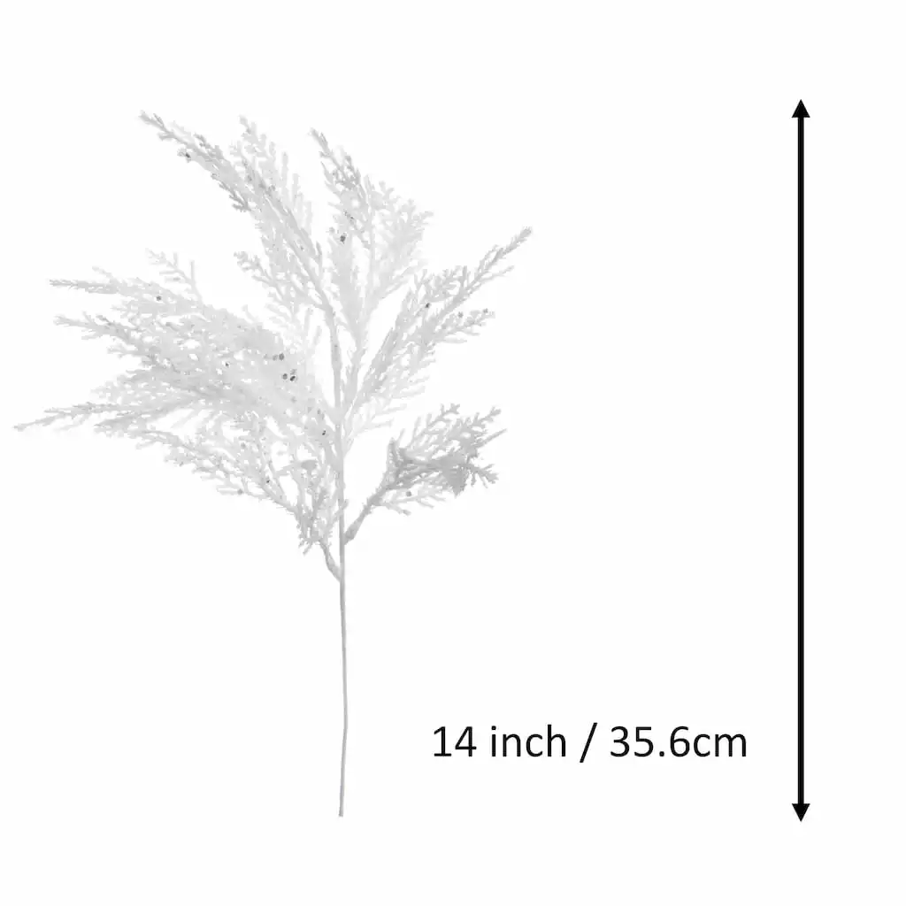 Wholesale ???? White Glitter Cedar Pick by Ashland® ???? 5 Wholesale ???? White Glitter Cedar Pick by Ashland® ???? - Image 3