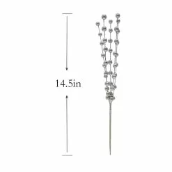 Budget ❤️ Silver Glitter Berry Pick by Ashland® ???? -Ashland Sales 10700117 3