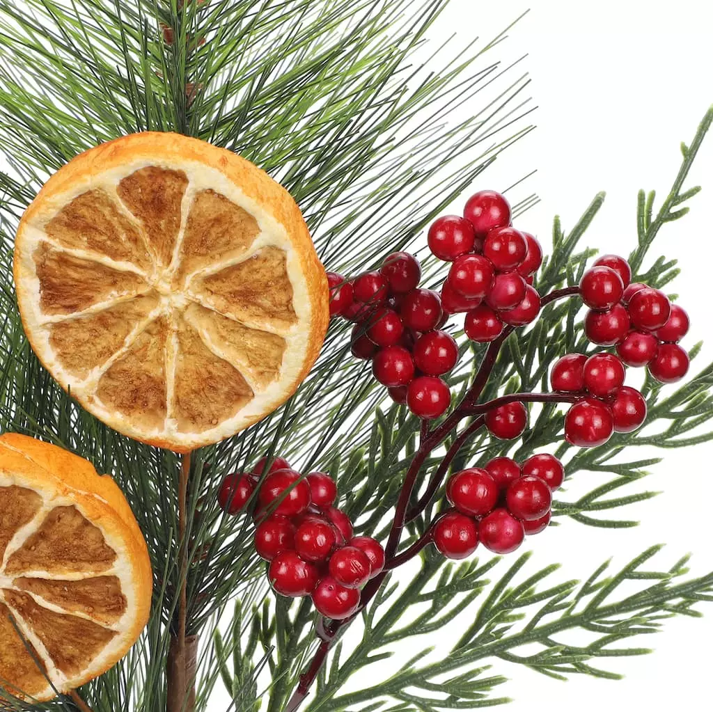 Best Sale ???? Green Pine, Orange & Berry Pick by Ashland® ???? 4 Best Sale ???? Green Pine, Orange & Berry Pick by Ashland® ???? - Image 2