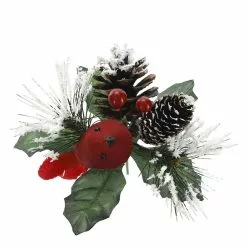 New ???? Red Bird & Snowy Pinecone Pick by Ashland® ???? -Ashland Sales 10700129 3