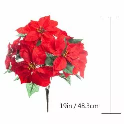 Discount ⌛ Red Poinsettia Bush by Ashland® ???? -Ashland Sales 10700145 3