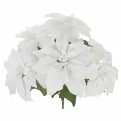 Brand new ???? White Poinsettia Bush by Ashland® ???? -Ashland Sales 10700148 2