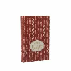 Wholesale ???? 10.25" Red Merry & Bright Book Box by Ashland® ????