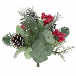Budget ???? Sugared Red Berry & Pinecone Mixed Bush by Ashland® ⌛