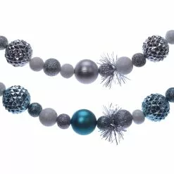 Cheapest ???? Assorted 6ft. Blue & Silver Ball & Tinsel Garland by Ashland® ????