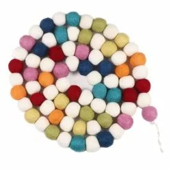 Brand new ???? 6ft. Bright Multicolor Felt Pom Pom Garland by Ashland® ????
