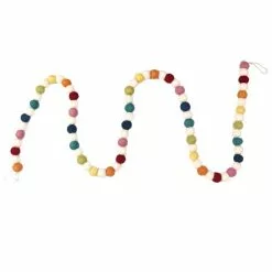 Brand new ???? 6ft. Bright Multicolor Felt Pom Pom Garland by Ashland® ???? -Ashland Sales 10700465 3