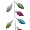 Promo ???? 6ft. Large Glitter Light Bulb Garland by Ashland® ⌛ -Ashland Sales 10700474 1