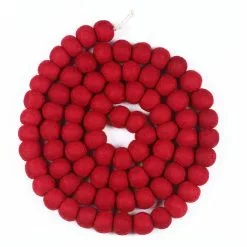 Flash Sale ???? 6ft. Red Felt Pom Pom Garland by Ashland® ????