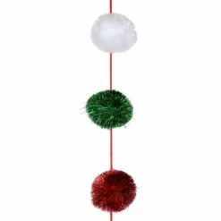 Best deal ✔️ 6ft. Red, Green & White Pom Pom Garland by Ashland® ????