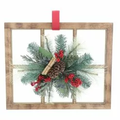 Top 10 ???? 22" ???? Christmas Wall Pane with Pinecones & Berries by Ashland® ????